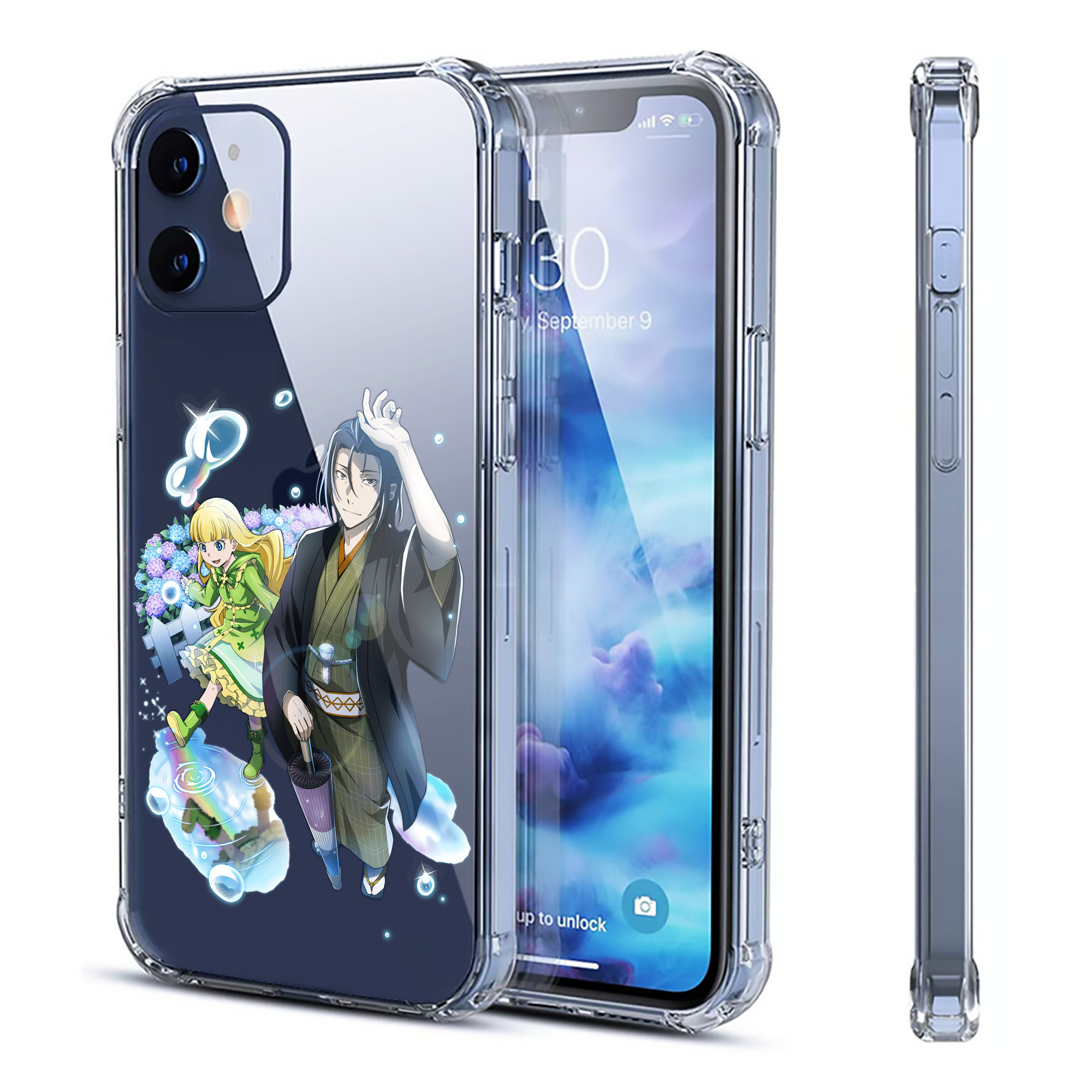 （画像用） 文豪ストレイドッグス Bungo Stray Dogs 【iPhone 12シリーズ対応】透明スマホケース（クリアソフトケース）